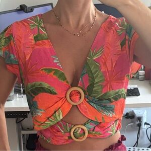 Farm RIO cropped top